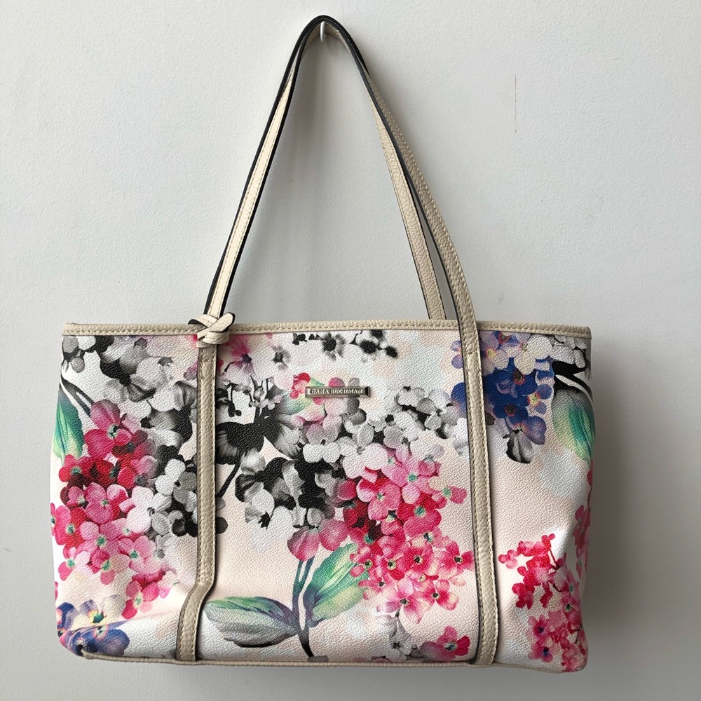 Dana Buchman shoulder bag Pink and Black florals